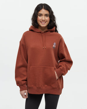 Red-Eco-Friendly-Drawcord-Graphic-Hoodie