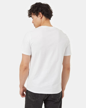 White-Crew-Neck-Graphic-Shortsleeve-T-Shirt