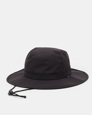 Black Recycled Polyester Safari Hat