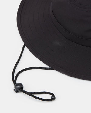 Black Recycled Polyester Safari Hat