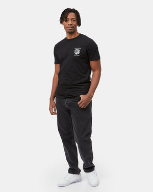 Black Men's Graphic Short Sleeve Tee