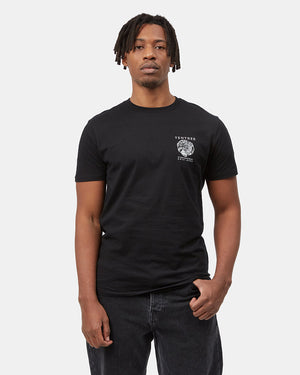 Black Men's Graphic Short Sleeve Tee