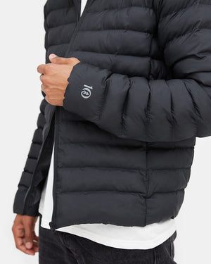 Black Men's Packable Puffer Jacket