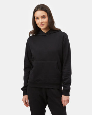 Black Women's Eco-Friendly Pullover Hoodie