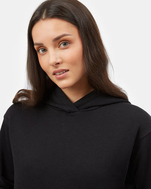 Black Women's Eco-Friendly Pullover Hoodie