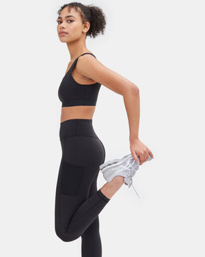 Black Women's High-Rise Leggings