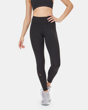 Black Women's Recycled Mesh Leggings