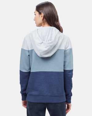 Blue Stripe Pullover Hoodie