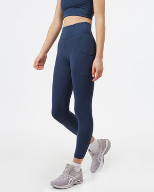 Blue Women's High-Rise Leggings