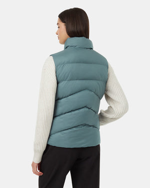 Blue-Womens-Recycled-Polyester-Insulated-Puffer-Vest