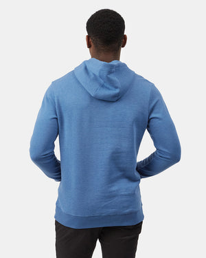 Blue Men's Eco-Friendly Pullover Hoodie