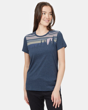 Blue Retro Graphic Tee