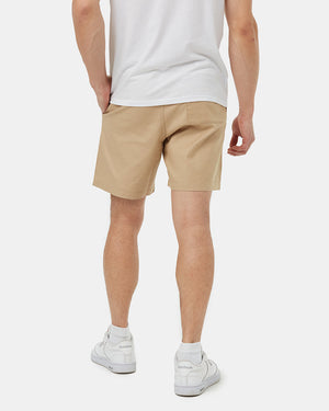 Brown-Mens-Hemp-Mid-Rise-Shorts