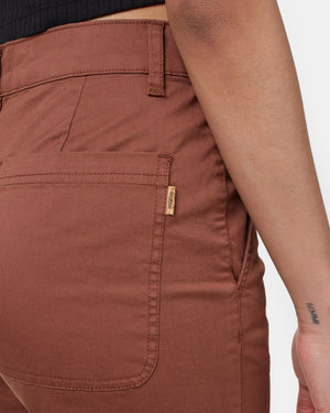 Brown Women's High Rise Short 