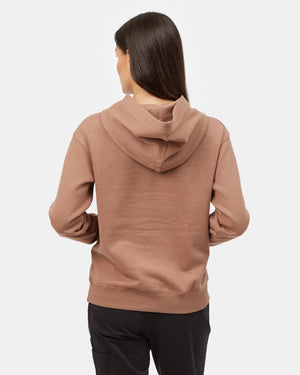 Brown Women's Eco-Friendly Pullover Hoodie