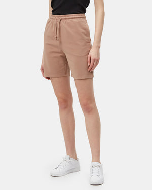 Brown Women's High Rise Sweat Shorts