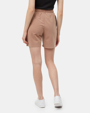 Brown Women's High Rise Sweat Shorts