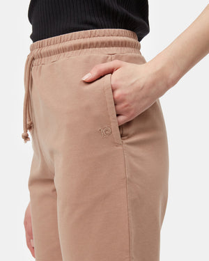 Brown Women's High Rise Sweat Shorts