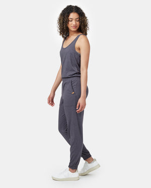 Gray Women's Recycled Tank Jumpsuit