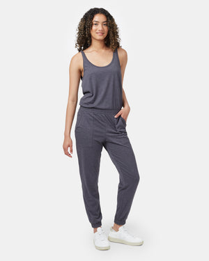 Gray Women's Recycled Tank Jumpsuit