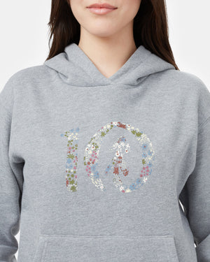 Gray Women's Eco-Friendly Pullover Hoodie