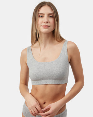 Gray Women's Tencel Scoop Bralette