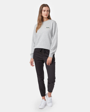 Gray Women's Tree Graphic Sweatshirt