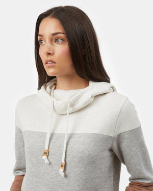 Gray,White Stripe Pullover Hoodie