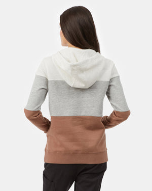 Gray,White Stripe Pullover Hoodie