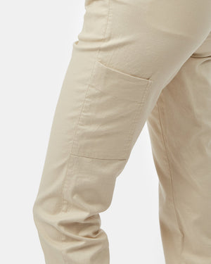 Gray,White Women's Hemp Trousers