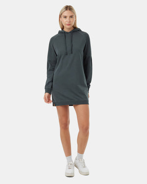 Green-Fleece-Pullover-Dress