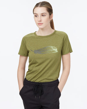 Green-Recycled-Polyester-Graphic-T-Shirt