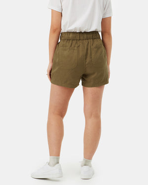 Green Women's Casual Summer Shorts