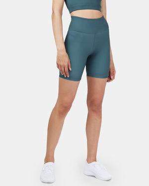 Green Women's High-Rise Biker Short 