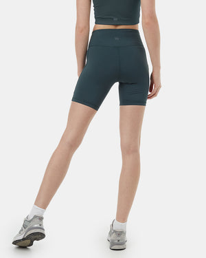 Green Women's High-Rise Biker Short 