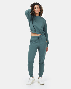 Green Women's Organic Cotton Joggers