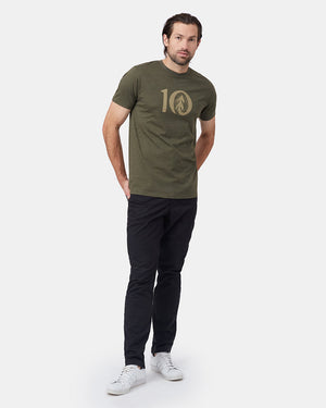 Green Crew Neck Short Sleeve T-Shirt