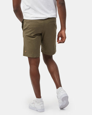 Green Men's Organic Cotton Twill Shorts