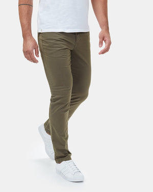 Green Men's Organic Cotton Twill Trousers