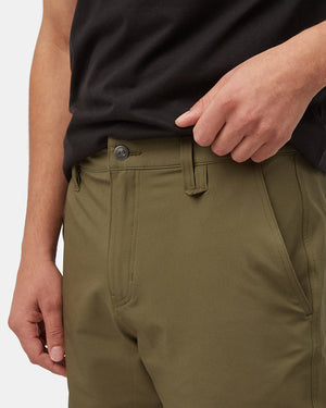 Green Men's Recycled Polyester Sport Shorts