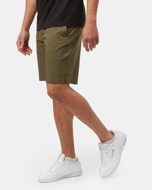 Green Men's Recycled Polyester Sport Shorts