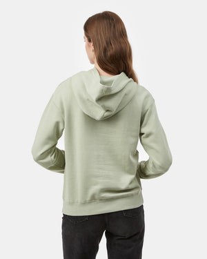 Green Organic Fleece Pullover Hoodie