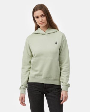 Green Organic Fleece Pullover Hoodie