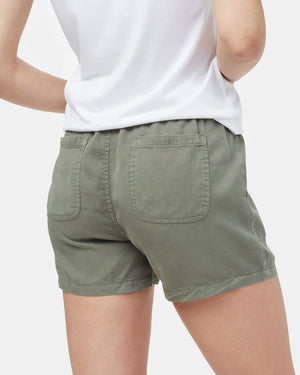 Green Women's Casual Summer Shorts