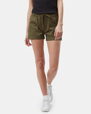 Green Women's Hemp Shorts