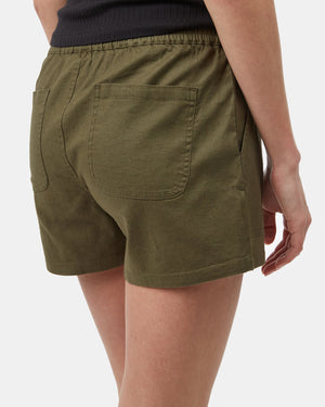 Green Women's Hemp Shorts