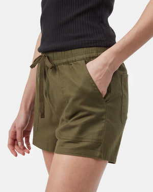 Green Women's Hemp Shorts