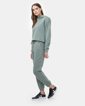 Green Women's Organic Cotton Joggers