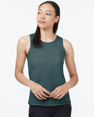 Green Women's Sports Tank Top