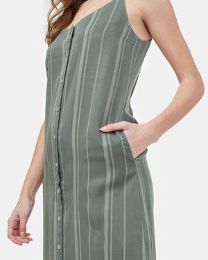 Green Summer Midi Dress